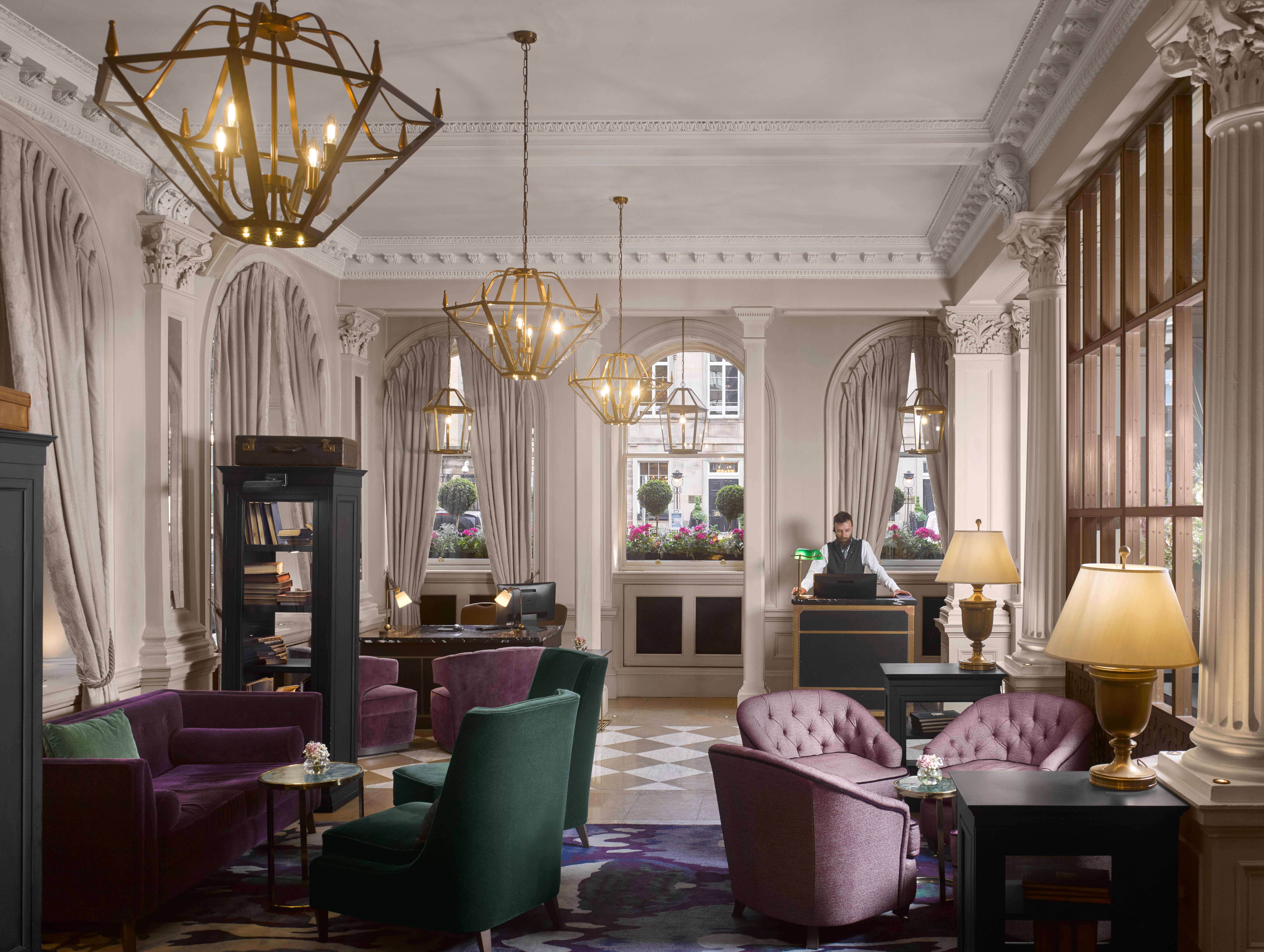 Hotel Intercontinental Edinburgh The George By Ihg Exteriér fotografie The hotel's lobby