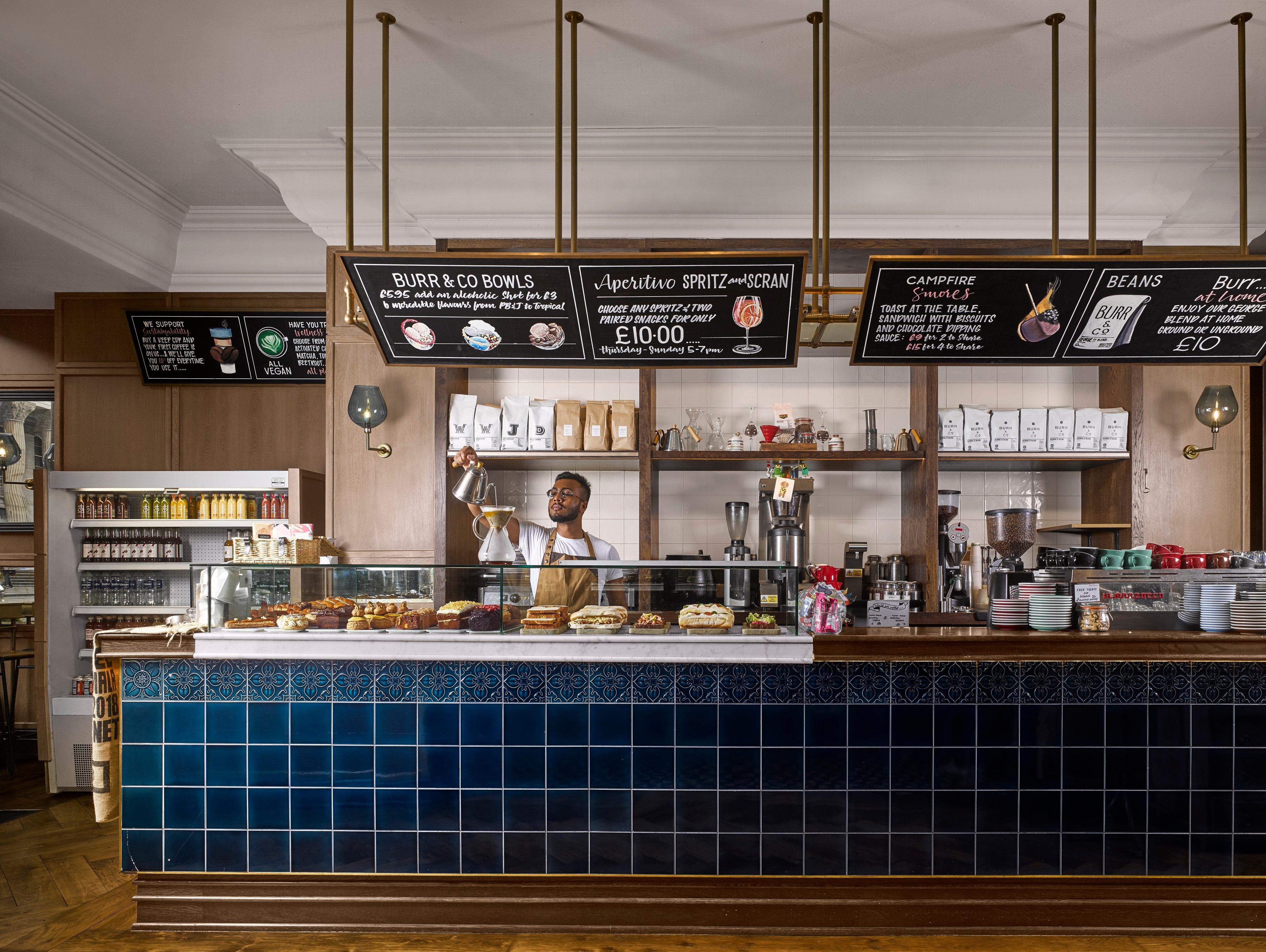Hotel Intercontinental Edinburgh The George By Ihg Exteriér fotografie The counter at the 2019-opened restaurant