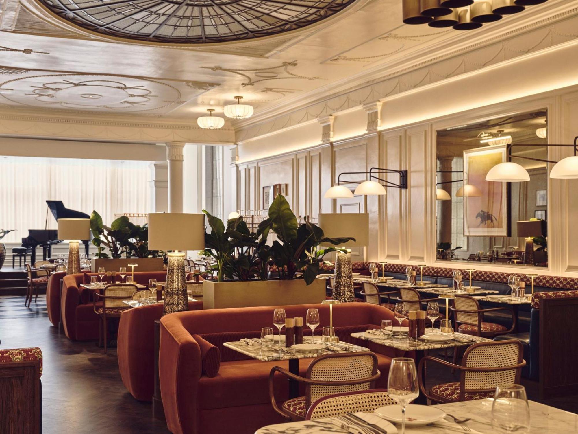 Hotel Intercontinental Edinburgh The George By Ihg Exteriér fotografie The interior of the restaurant