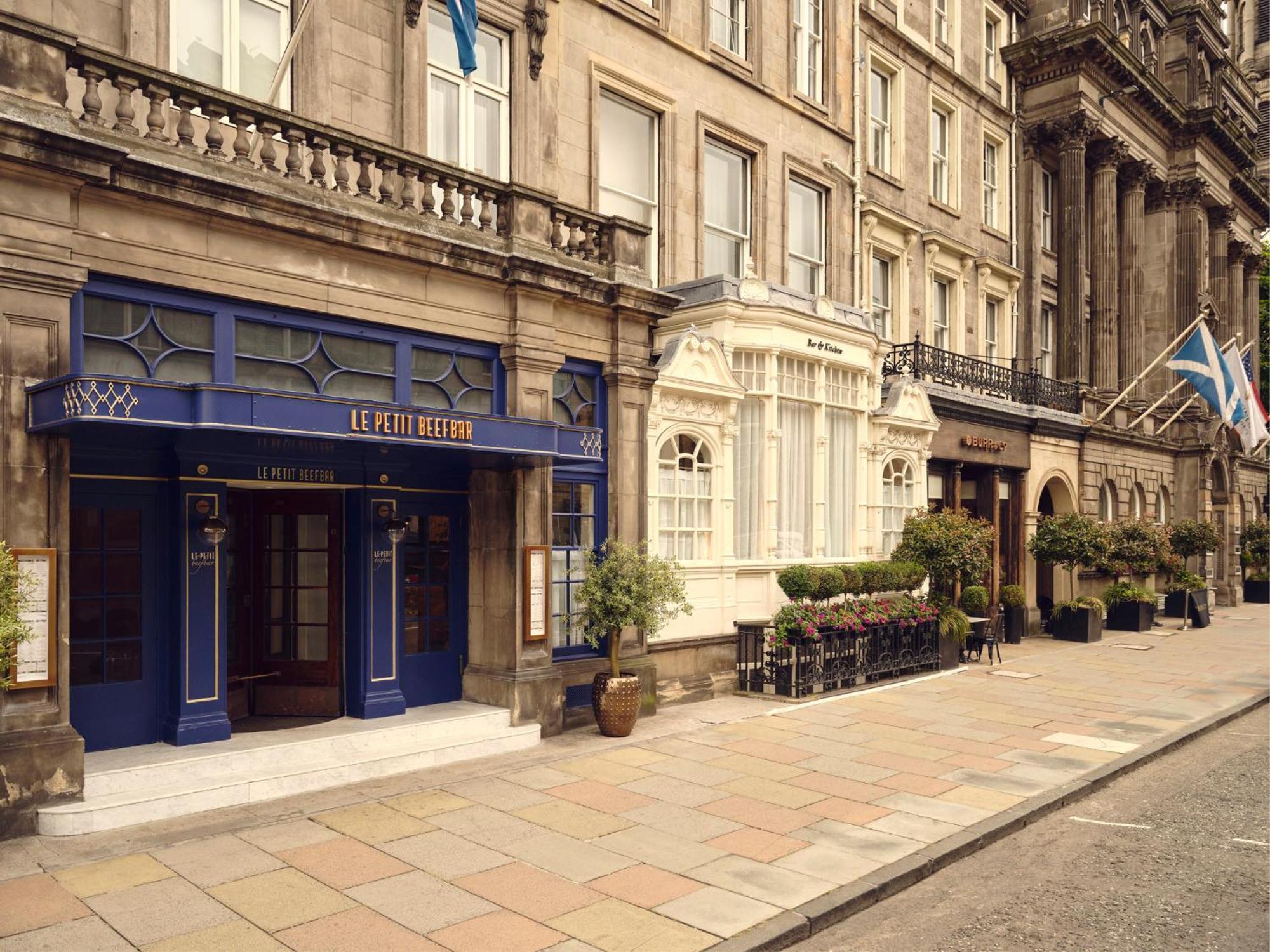 Hotel Intercontinental Edinburgh The George By Ihg Exteriér fotografie The hotel's entrance